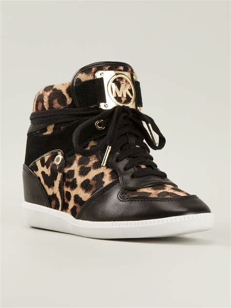 michael kors sneakers leopard|michael kors leopard flats.